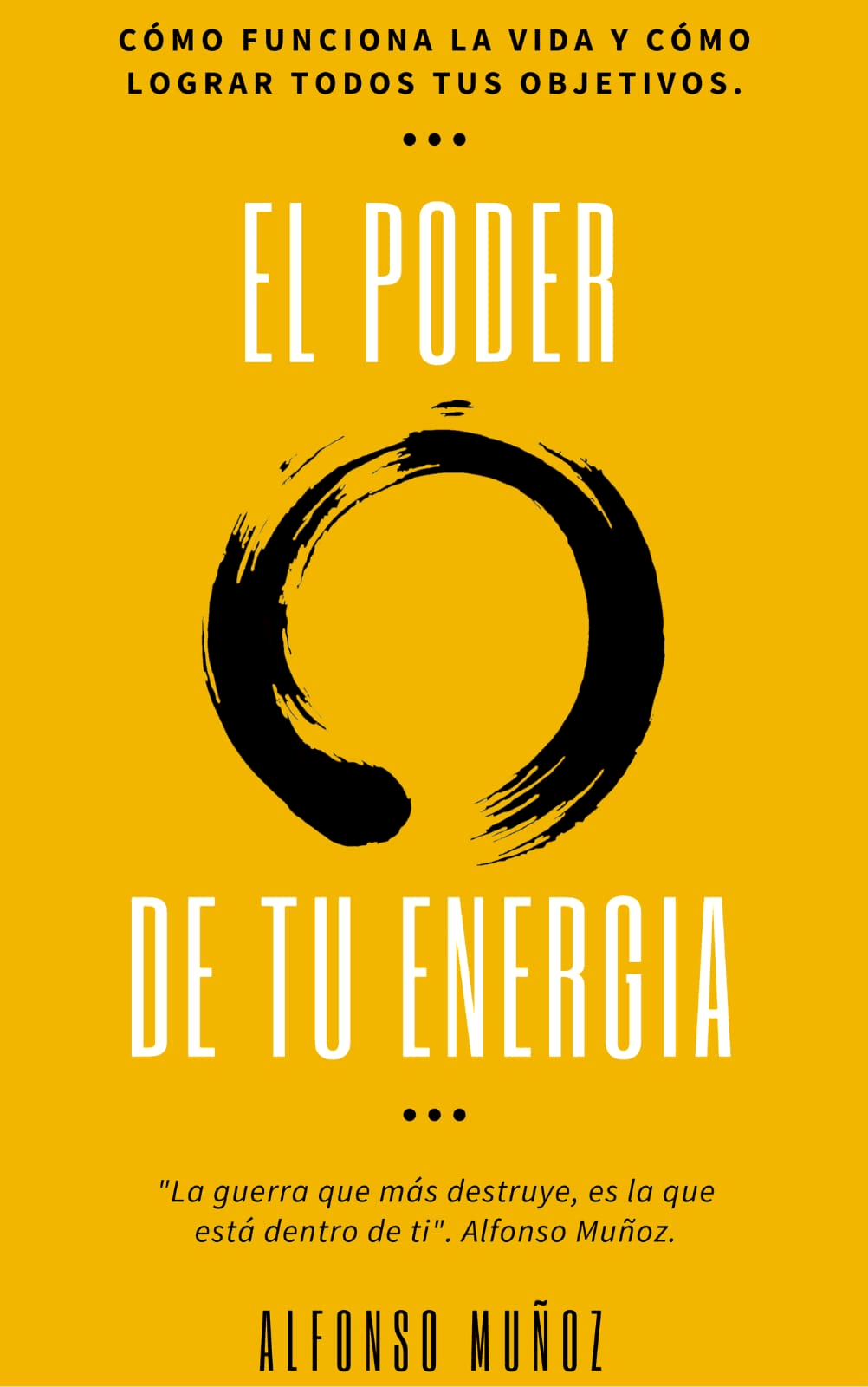 Portada de El poder de tu energía, de Alfonso Muñoz